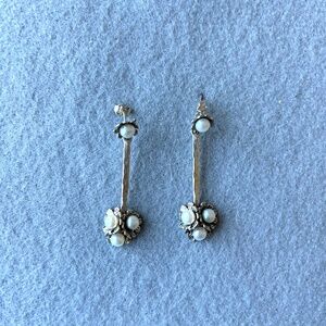 Vintage Israel 925 Drop Earrings